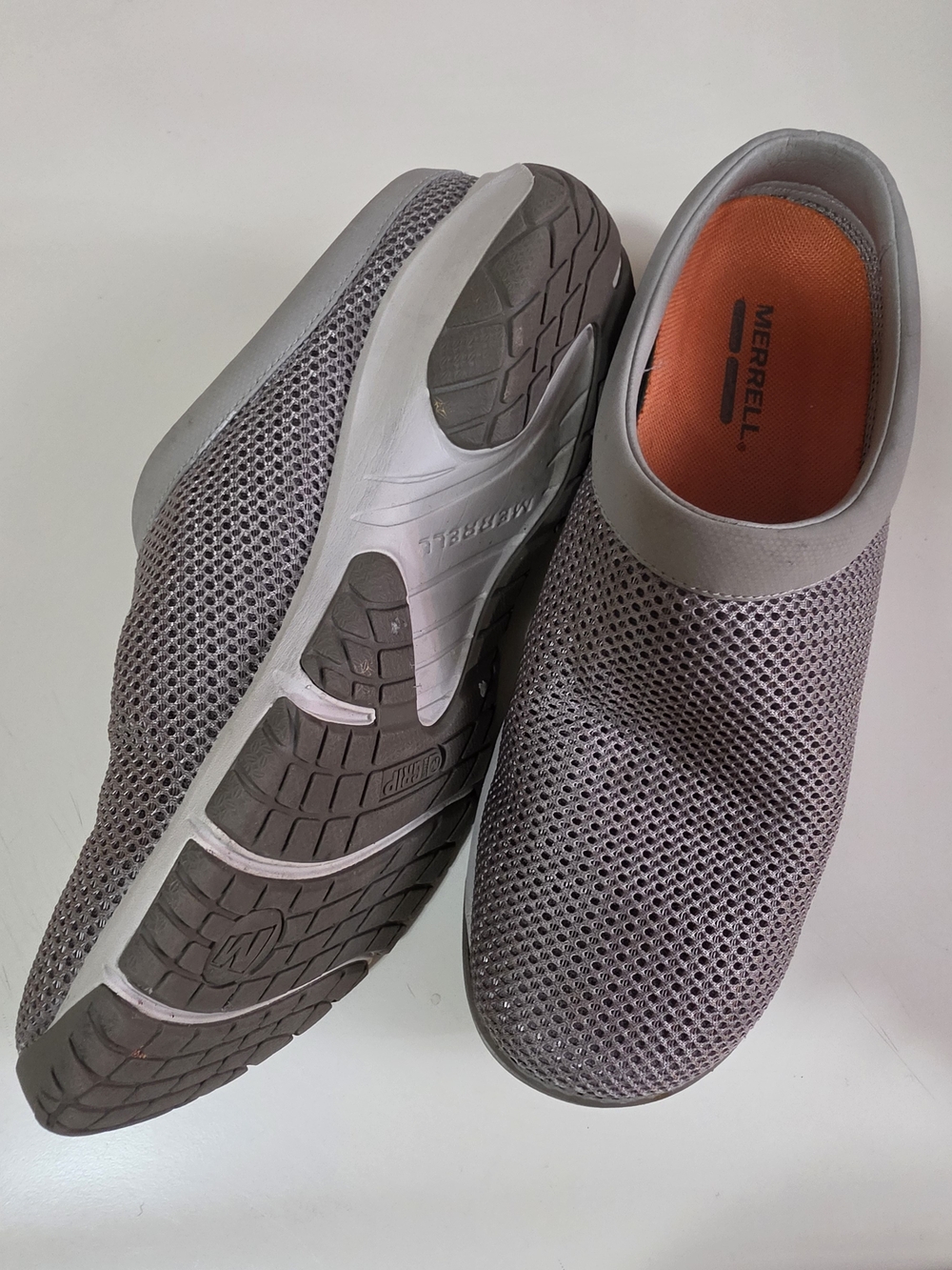 Merrell Men's Slip-On Mesh Loafers in Gray